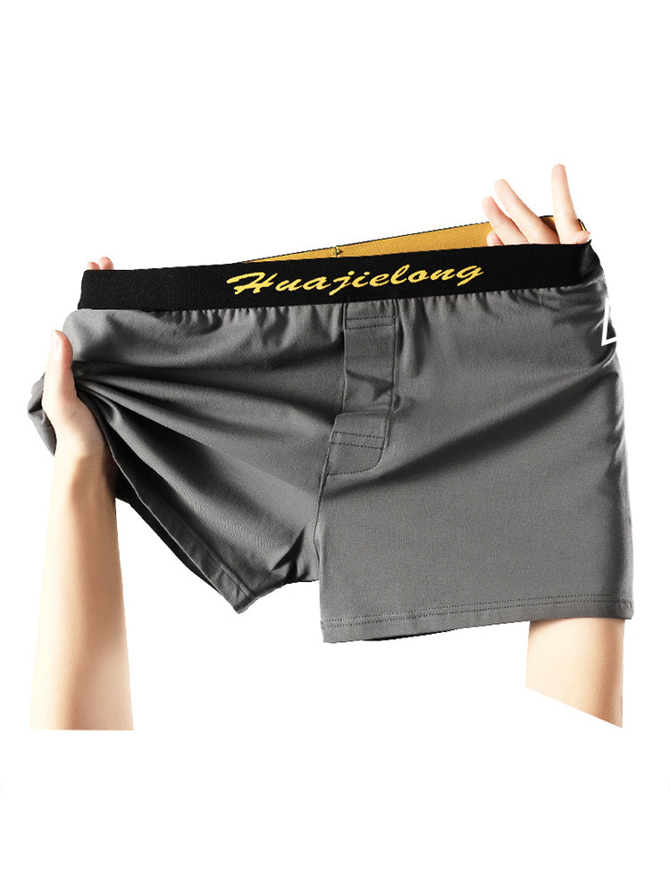 3 Pack Men's Ultra-Soft Breathable Cotton Quick-Dry Boxer Briefs | dmunderwear detail image 6