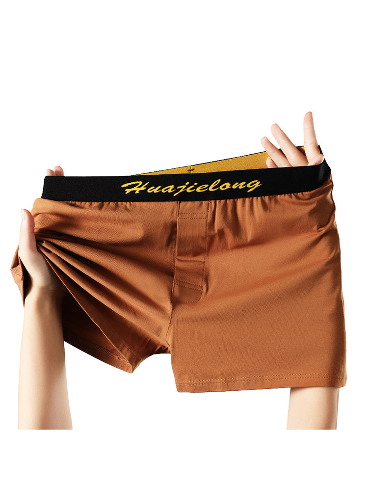 3 Pack Men's Ultra-Soft Breathable Cotton Quick-Dry Boxer Briefs | dmunderwear detail image 7