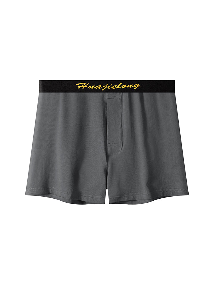 3 Pack Men's Ultra-Soft Breathable Cotton Quick-Dry Boxer Briefs | dmunderwear detail image 9