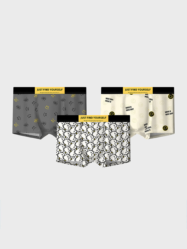 3 Pack Men's Ultra-Soft Cotton Antibacterial Odor-Control Trunks | dmunderwear detail image 10