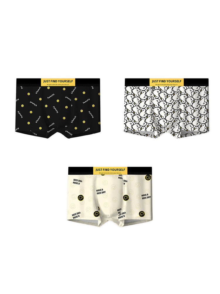 3 Pack Men's Ultra-Soft Cotton Antibacterial Odor-Control Trunks | dmunderwear detail image 2