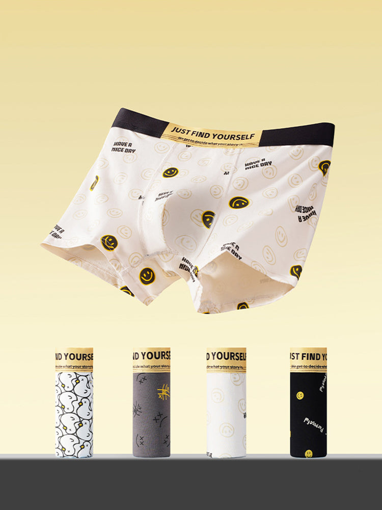 3 Pack Men's Ultra-Soft Cotton Antibacterial Odor-Control Trunks | dmunderwear detail image 3