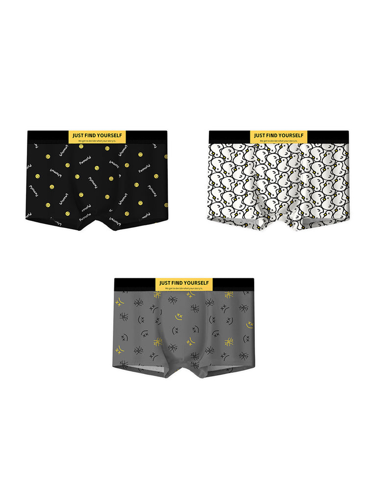 3 Pack Men's Ultra-Soft Cotton Antibacterial Odor-Control Trunks | dmunderwear detail image 7