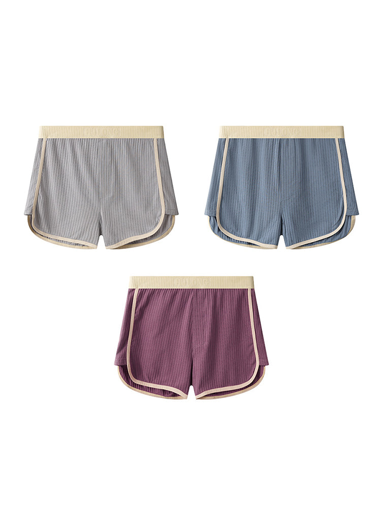 3 Pack Men's Ultra-Soft Cotton Solid Color Odor-Control Boxer Briefs | dmunderwear detail image 16