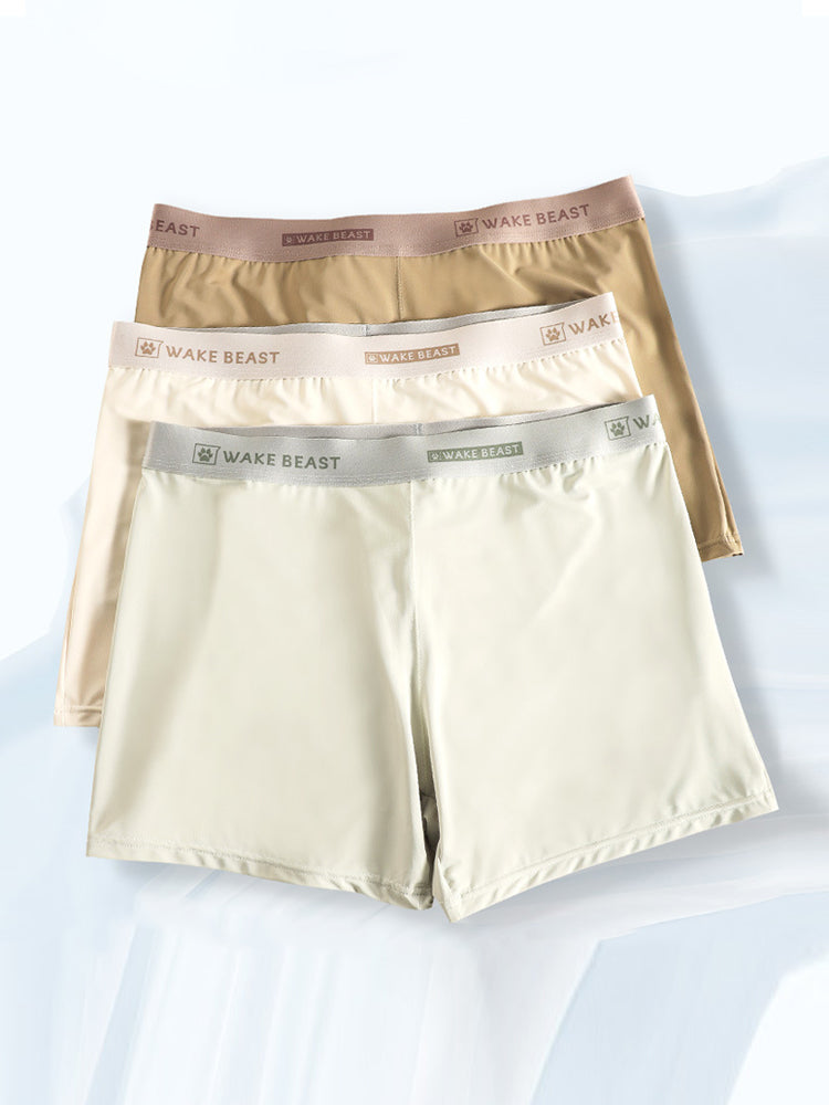 3 Pack Men's Ultra-Soft Ice Silk Seamless Comfort Stretch Boxers Briefs | dmunderwear detail image 14