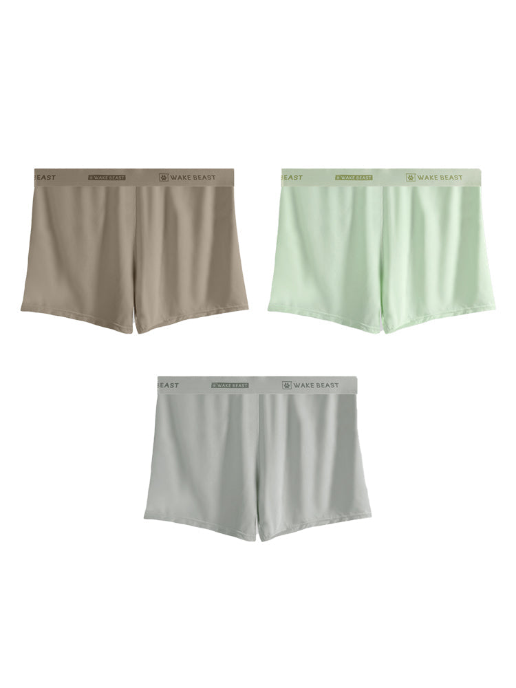 3 Pack Men's Ultra-Soft Ice Silk Seamless Comfort Stretch Boxers Briefs | dmunderwear detail image 15