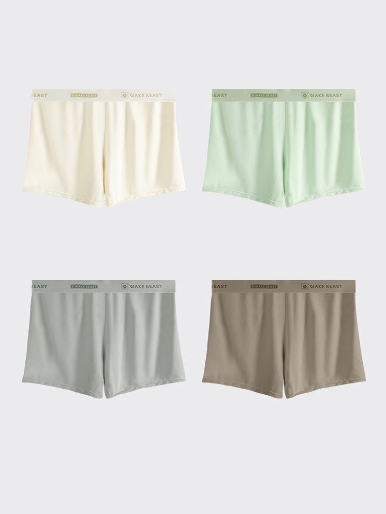 3 Pack Men's Ultra-Soft Ice Silk Seamless Comfort Stretch Boxers Briefs | dmunderwear detail image 19