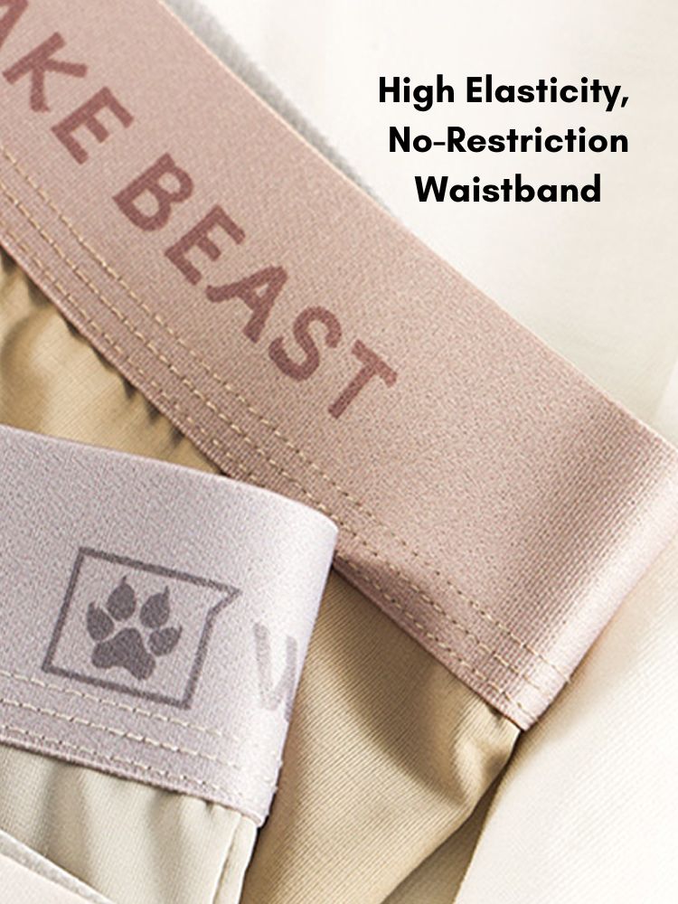 3 Pack Men's Ultra-Soft Ice Silk Seamless Comfort Stretch Boxers Briefs | dmunderwear detail image 4