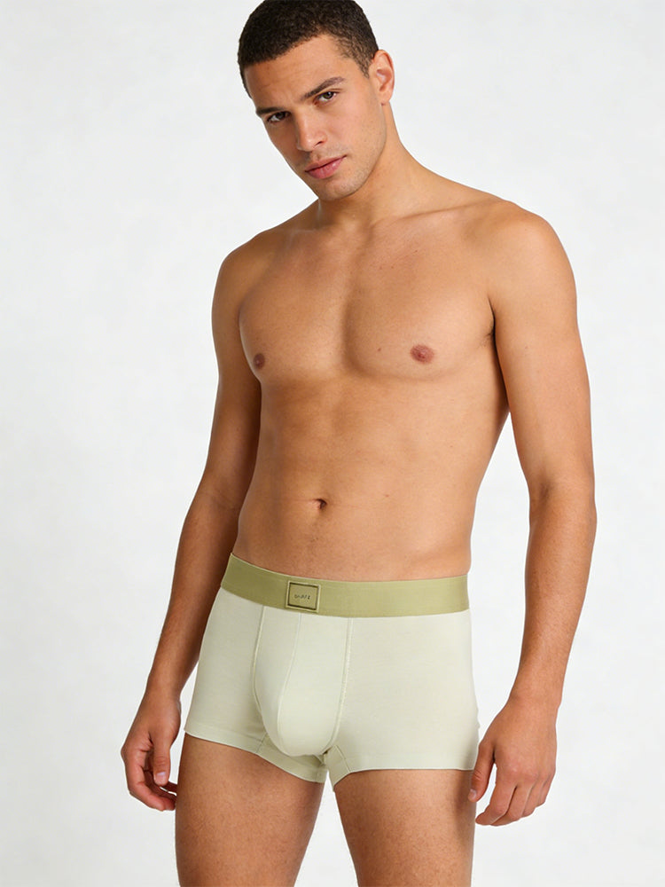 3 Pack Men's Ultra-Soft Modal Seamless Comfort Comfy Waistband Trunks | dmunderwear