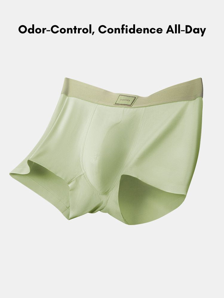 3 Pack Men's Ultra-Soft Modal Seamless Comfort Comfy Waistband Trunks | dmunderwear detail image 5