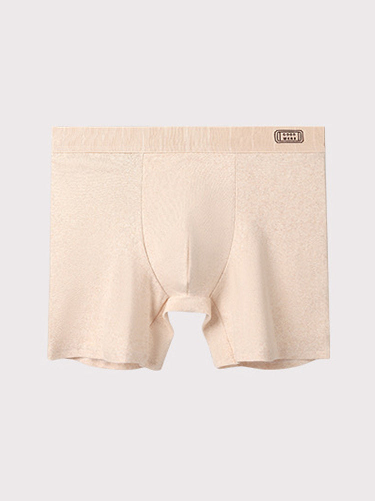 3 Pack Men's Ultra-Soft Simple Solid Color Breathable Cotton Boxers Briefs | dmunderwear detail image 15
