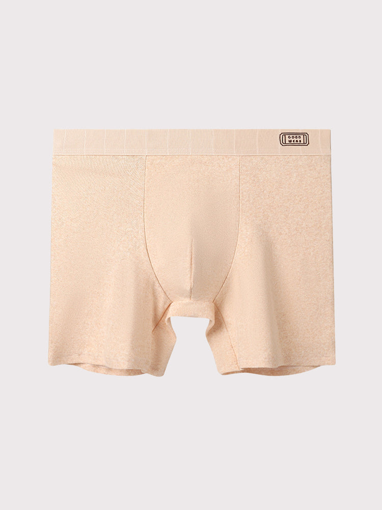 3 Pack Men's Ultra-Soft Simple Solid Color Breathable Cotton Boxers Briefs | dmunderwear detail image 16