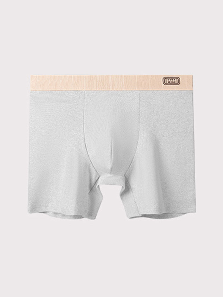 3 Pack Men's Ultra-Soft Simple Solid Color Breathable Cotton Boxers Briefs | dmunderwear detail image 18