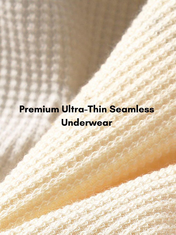3 Pack Men's Soft Waffle Cotton Briefs with Separate Pouch and High-Leg Cut | dmunderwear detail image 5