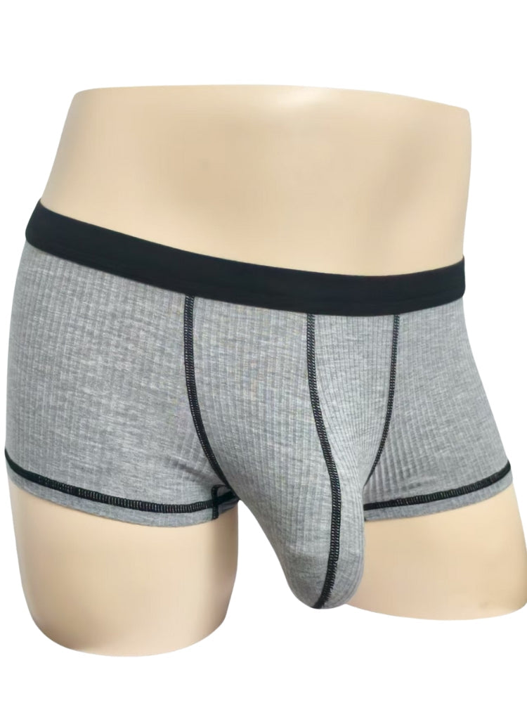 3 Pack Men's Ultra-Thin Cooling Large Supportive Pouch Breathable Low-Rise Trunks | dmunderwear detail image 10