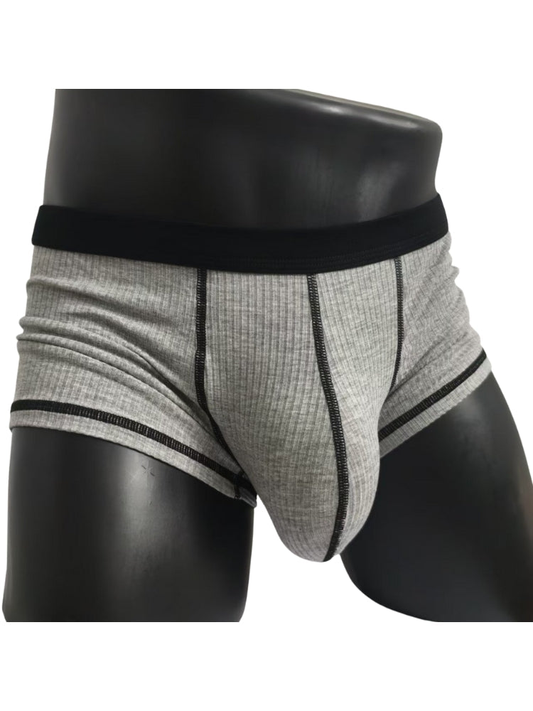 3 Pack Men's Ultra-Thin Cooling Large Supportive Pouch Breathable Low-Rise Trunks | dmunderwear detail image 12