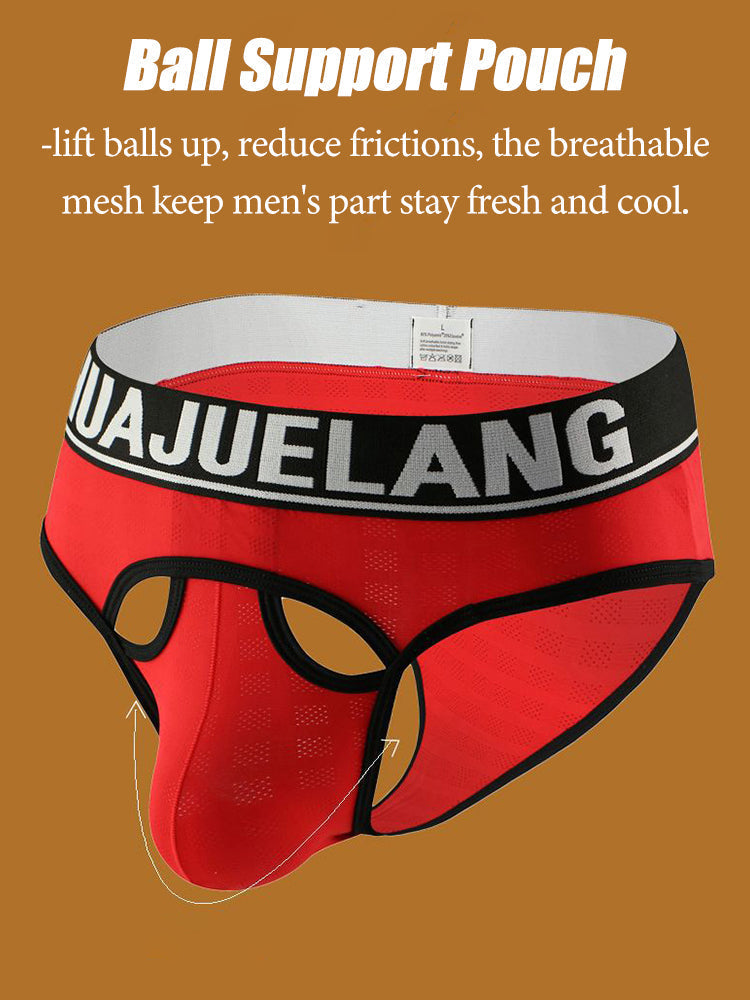 3 Pack Mesh Support Pouch Briefs | dmunderwear detail image 4