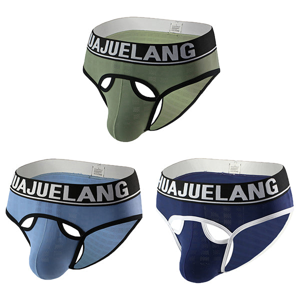 3 Pack Mesh Support Pouch Briefs | dmunderwear detail image 8