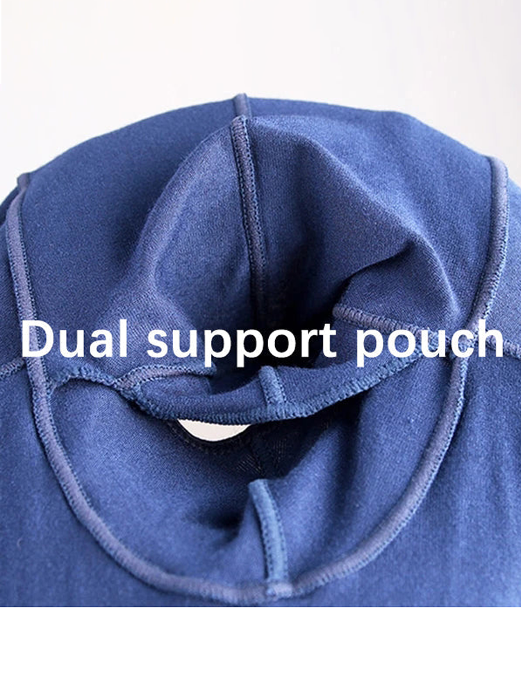 3 Pack Men's Double Pouch Underwear Separate Pouch Modal Trunks | dmunderwear detail image 6