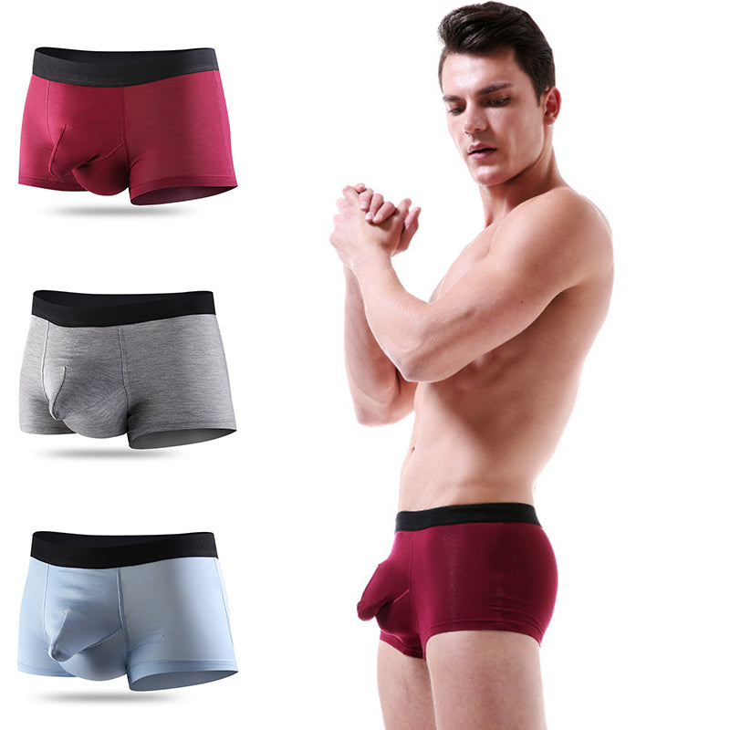 3 Pack Modal Dual Pouch Mens Underwear | dmunderwear detail image 17