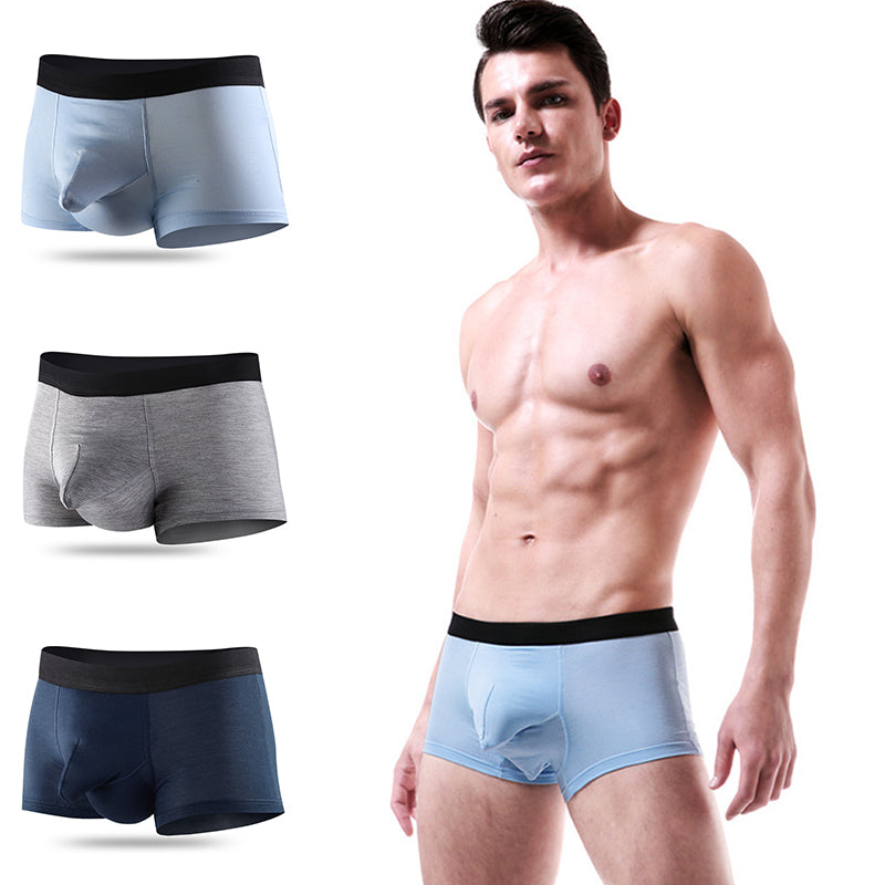 3 Pack Modal Dual Pouch Mens Underwear | dmunderwear detail image 2