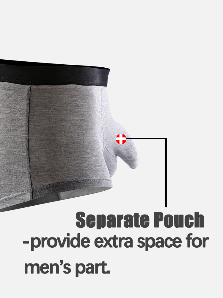 3 Pack Modal Dual Pouch Mens Underwear | dmunderwear detail image 6