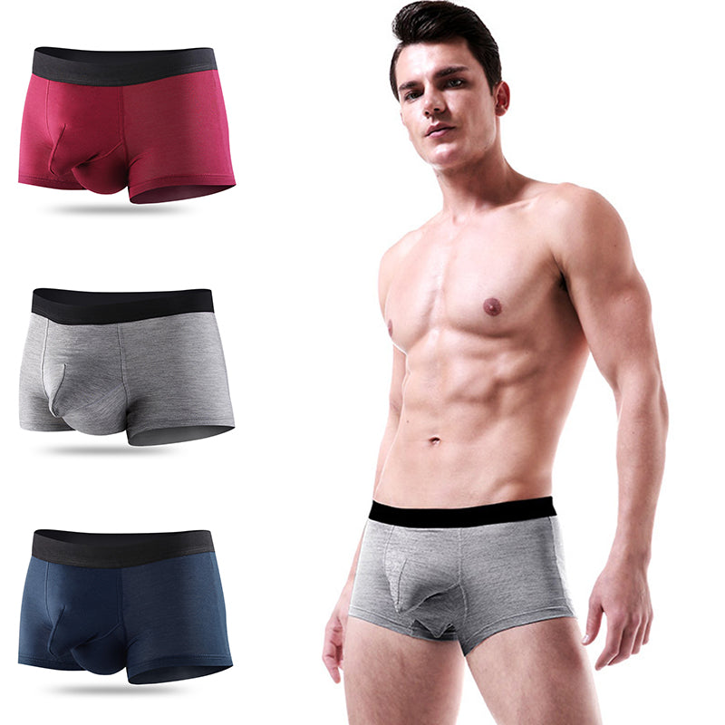 3 Pack Modal Dual Pouch Mens Underwear | dmunderwear detail image 7