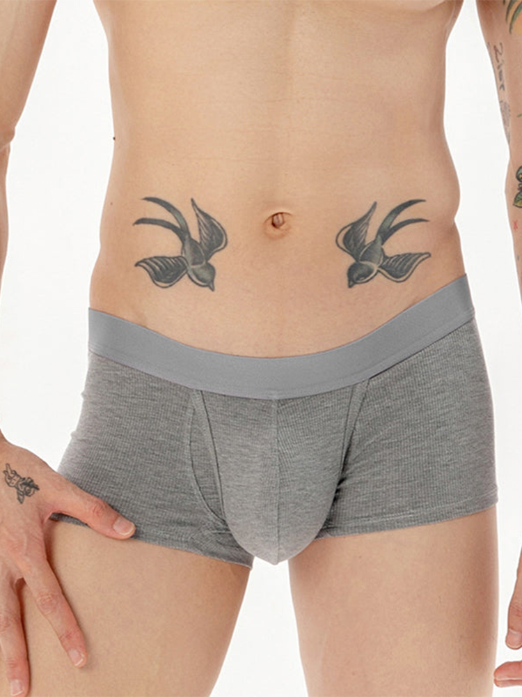 3 Pack Separate Ball Support Pouch Trunks | dmunderwear detail image 12