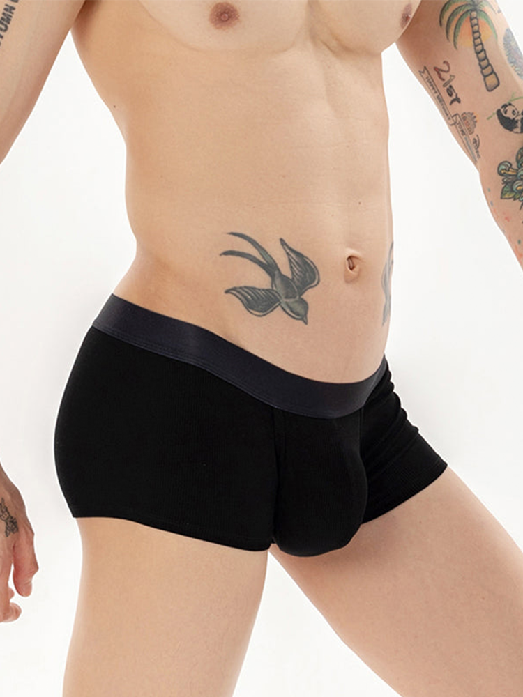 3 Pack Separate Ball Support Pouch Trunks | dmunderwear detail image 15