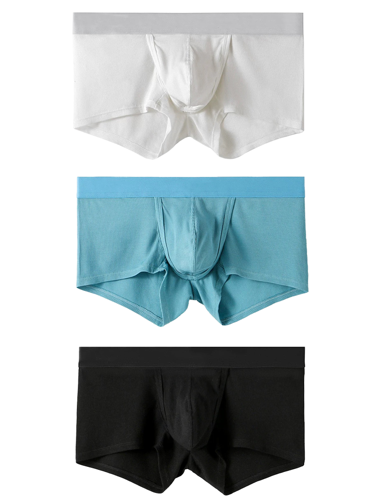 3 Pack Separate Ball Support Pouch Trunks | dmunderwear detail image 18
