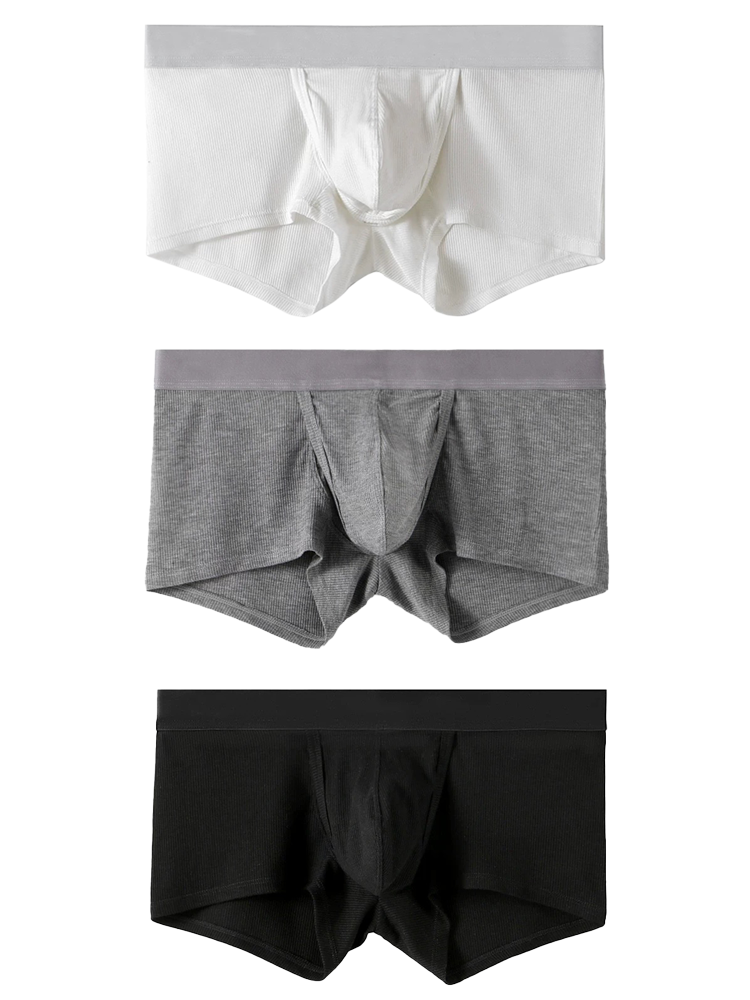 3 Pack Separate Ball Support Pouch Trunks | dmunderwear detail image 2