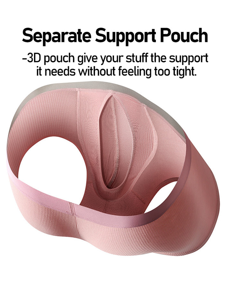 3 Pack Separate Ball Support Pouch Trunks | dmunderwear detail image 5