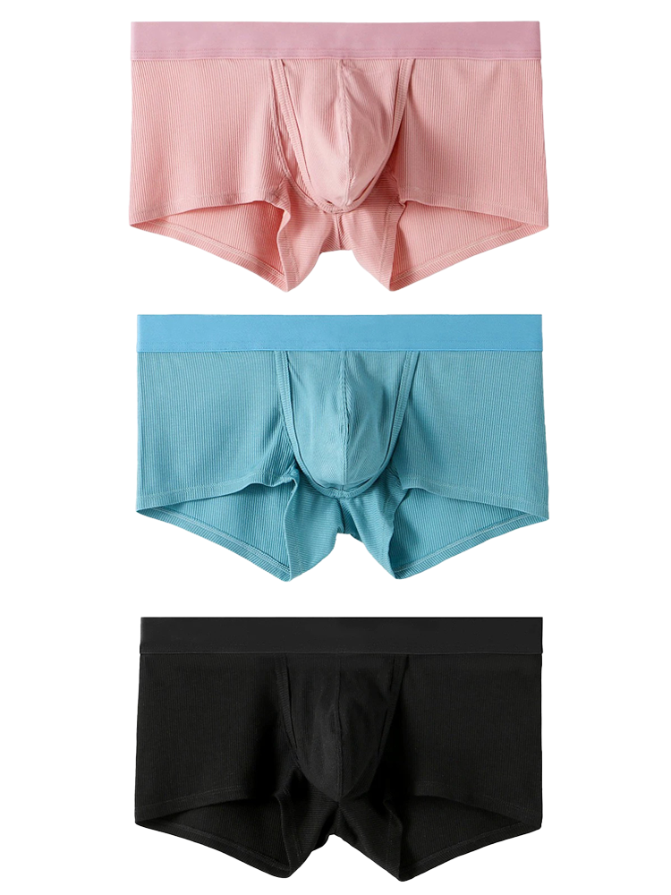 3 Pack Separate Ball Support Pouch Trunks | dmunderwear detail image 8