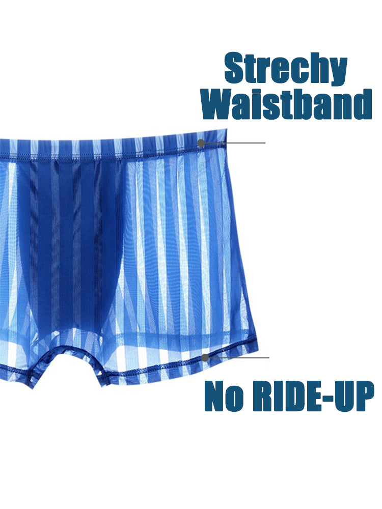3 Pack See Through Breathable Men's Underwear | dmunderwear detail image 13