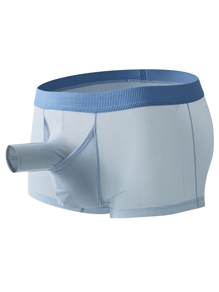 3 Pack Separate Pouch Trunks With Fly Front | dmunderwear
