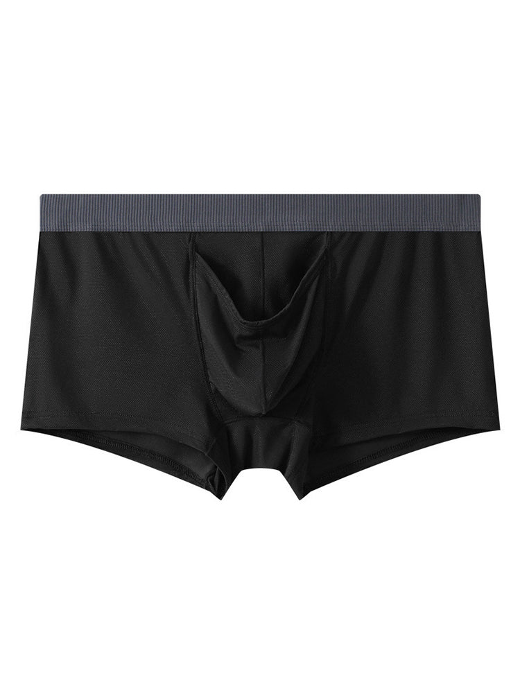 3 Pack Separate Pouch Trunks With Fly Front | dmunderwear detail image 13