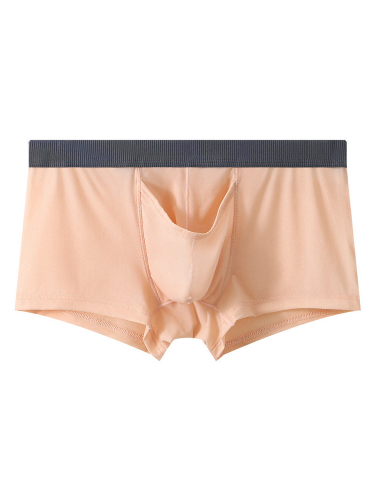 3 Pack Separate Pouch Trunks With Fly Front | dmunderwear detail image 16