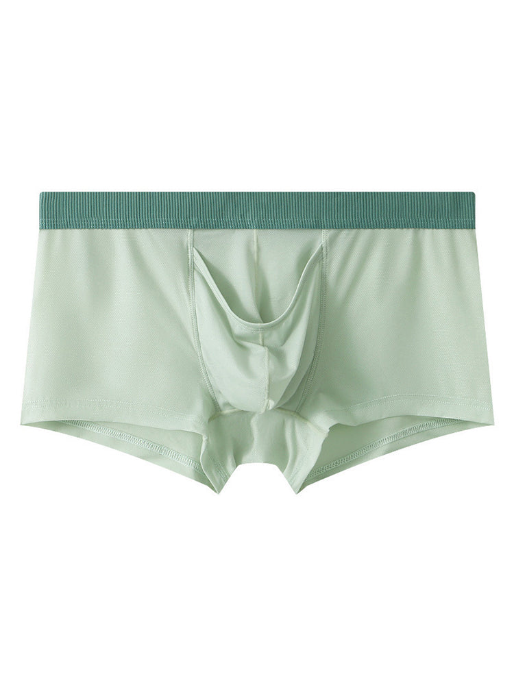 3 Pack Separate Pouch Trunks With Fly Front | dmunderwear detail image 18