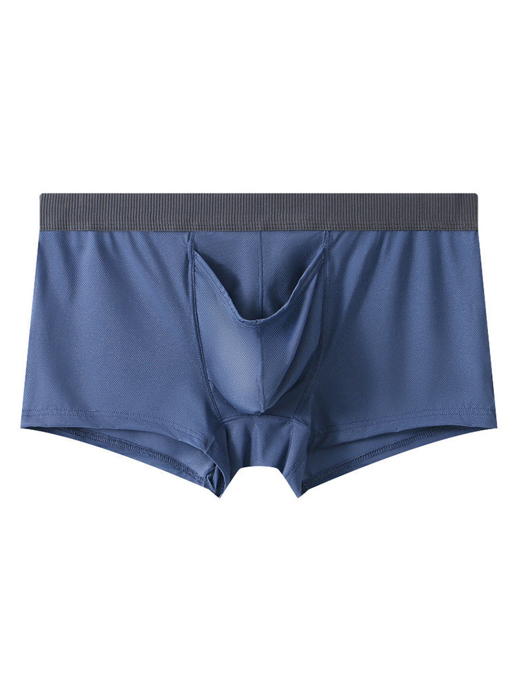 3 Pack Separate Pouch Trunks With Fly Front | dmunderwear detail image 19