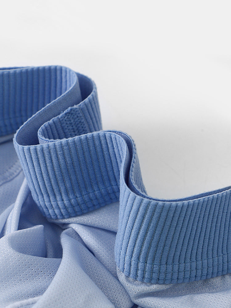 3 Pack Separate Pouch Trunks With Fly Front | dmunderwear detail image 7