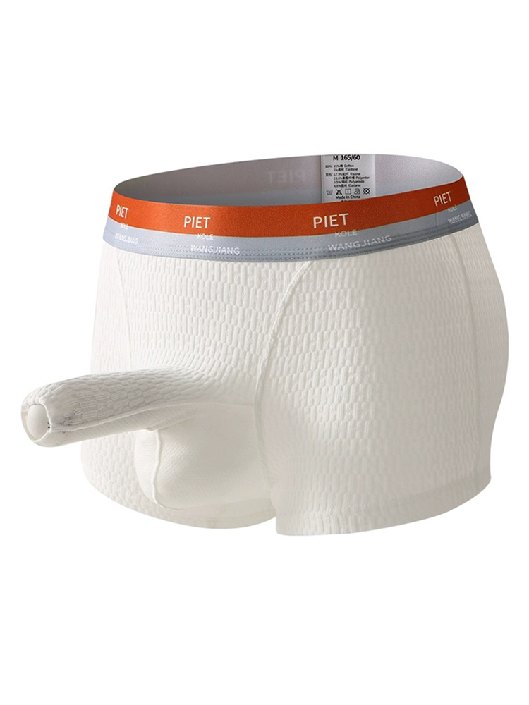 3 Pack Separate Pouch Trunks with Open Fly | dmunderwear