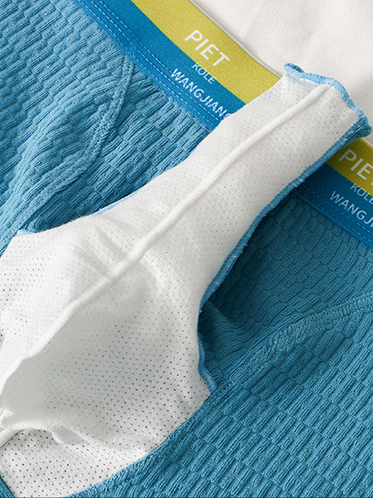 3 Pack Separate Pouch Trunks with Open Fly | dmunderwear detail image 5