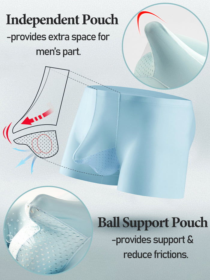 3 Pack Separate Support Pouch Boxer Briefs | dmunderwear detail image 3