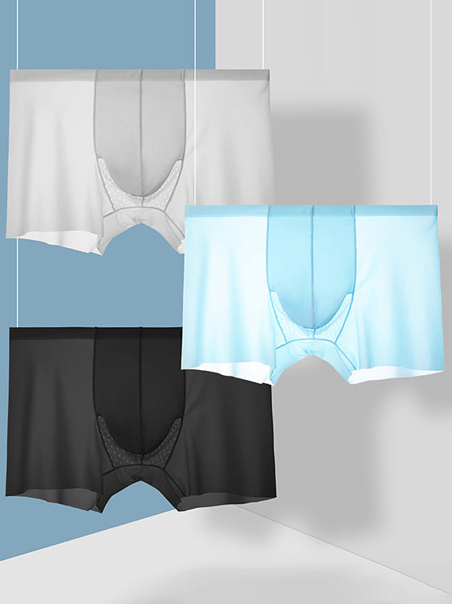 3 Pack Separate Support Pouch Boxer Briefs | dmunderwear detail image 4