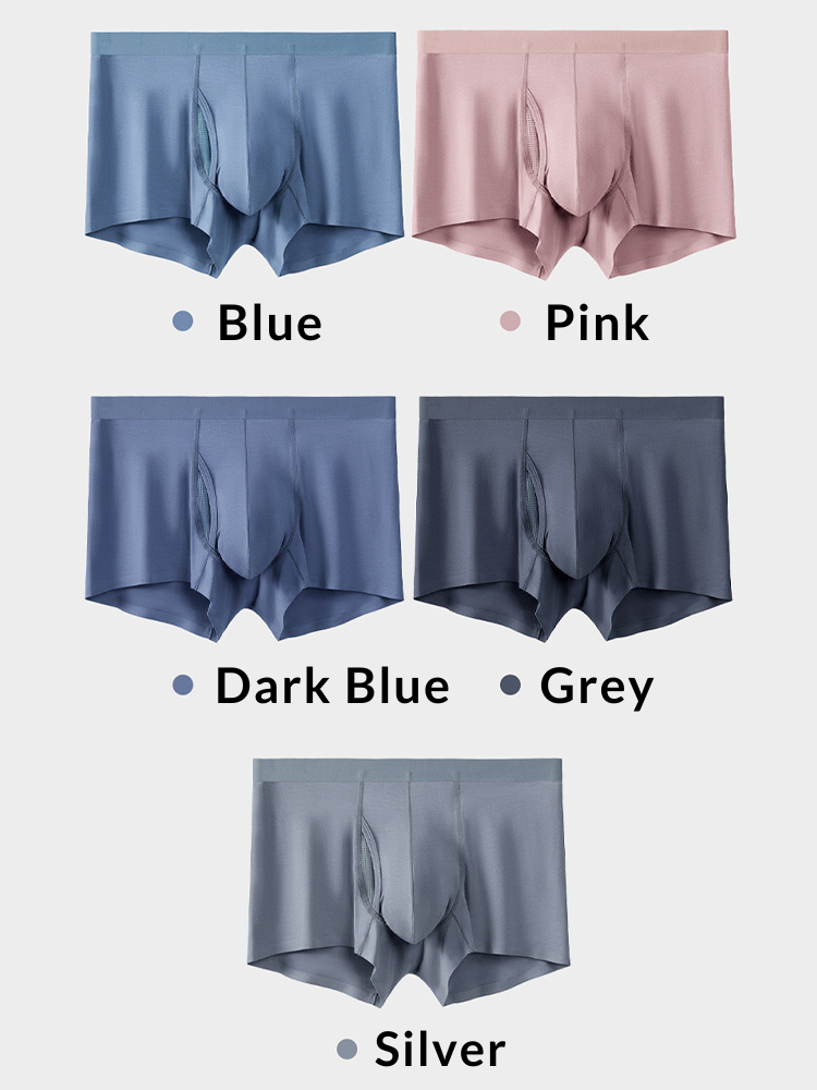 3 Pack Separation Design Support Pouch Boxer Briefs | dmunderwear detail image 14