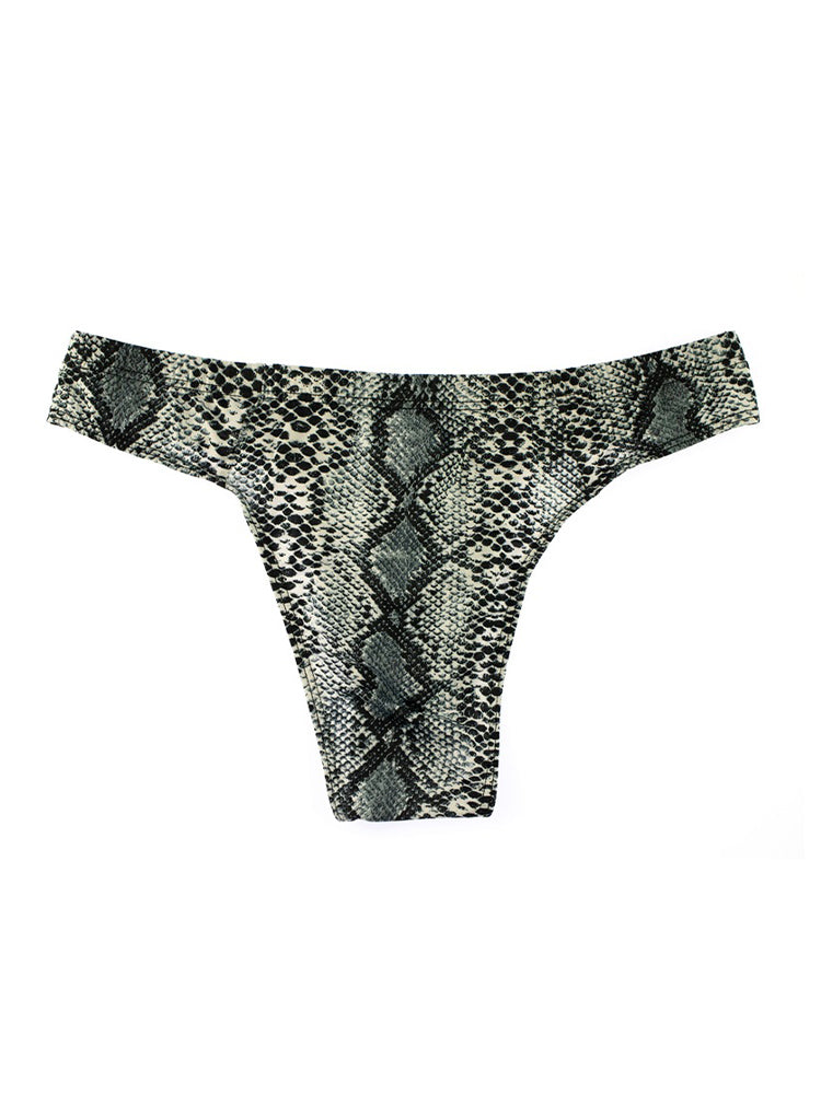 3 Pack Men's Sexy & Bold Animal Print Low-Rise Breathable Briefs | dmunderwear detail image 19