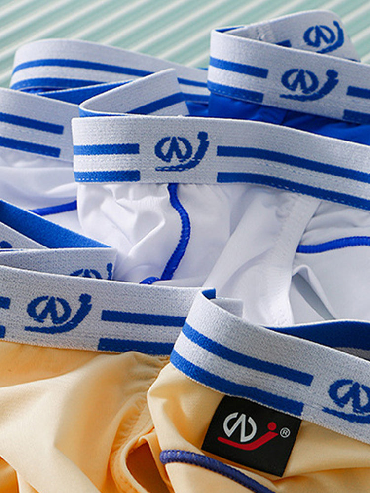3 Pack Sexy Fashion Ice Silk Solid Color Men's Briefs | dmunderwear detail image 10