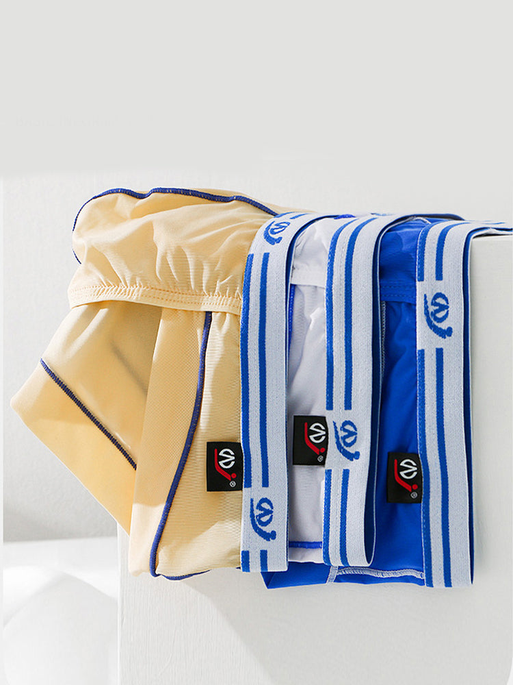 3 Pack Sexy Fashion Ice Silk Solid Color Men's Briefs | dmunderwear detail image 11