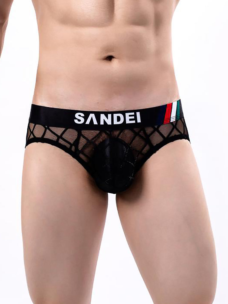 3 Pack Sexy Mesh T-back Thongs for Men | dmunderwear