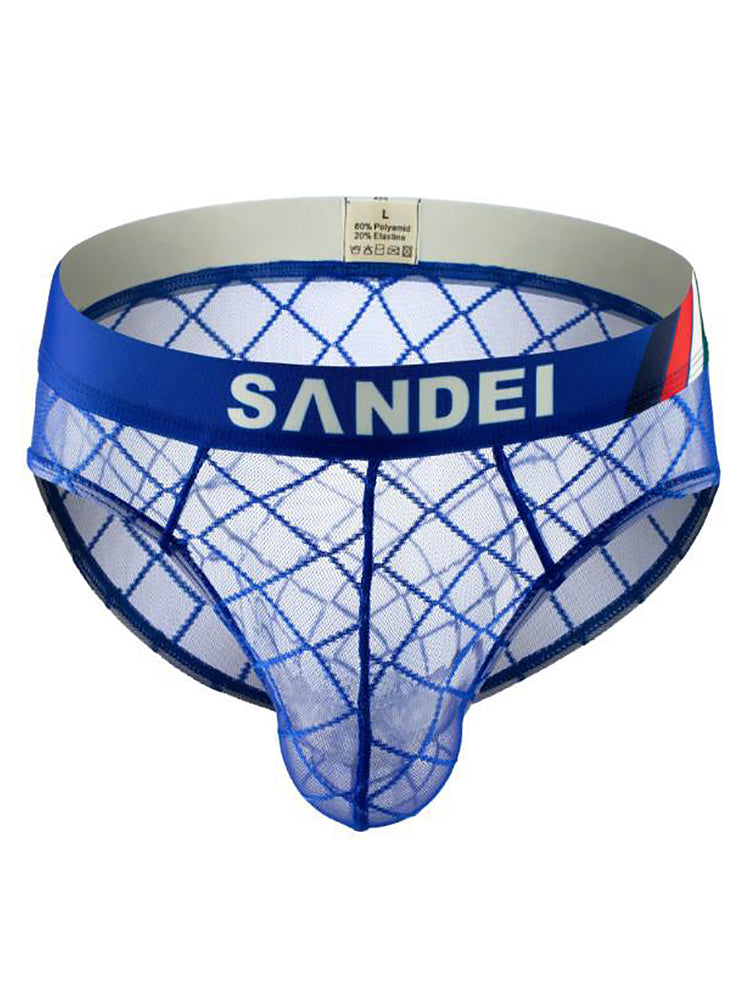 3 Pack Sexy Mesh T-back Thongs for Men | dmunderwear detail image 13